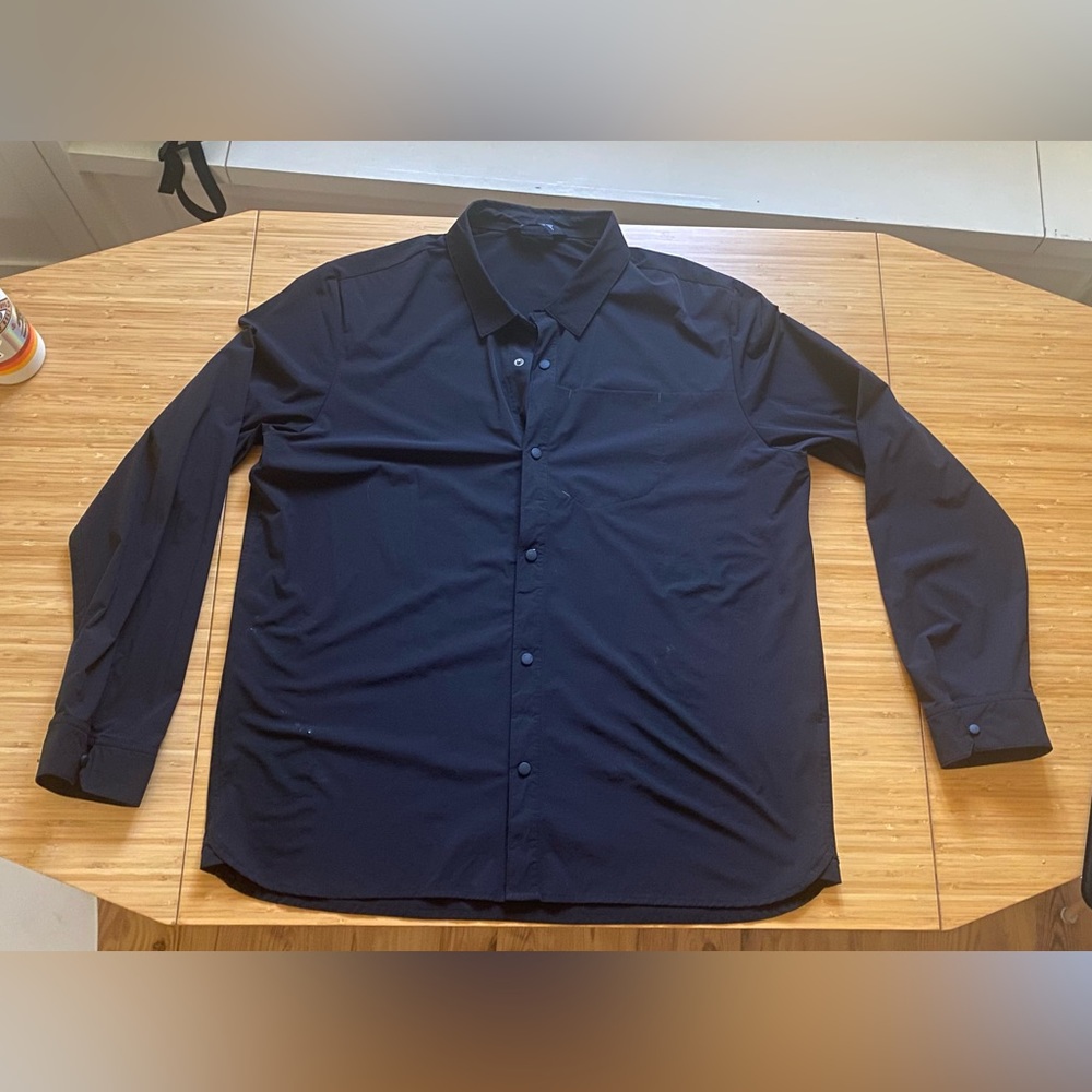 The North Face Men's North Dome Long Sleeve Shirt - XL in Black